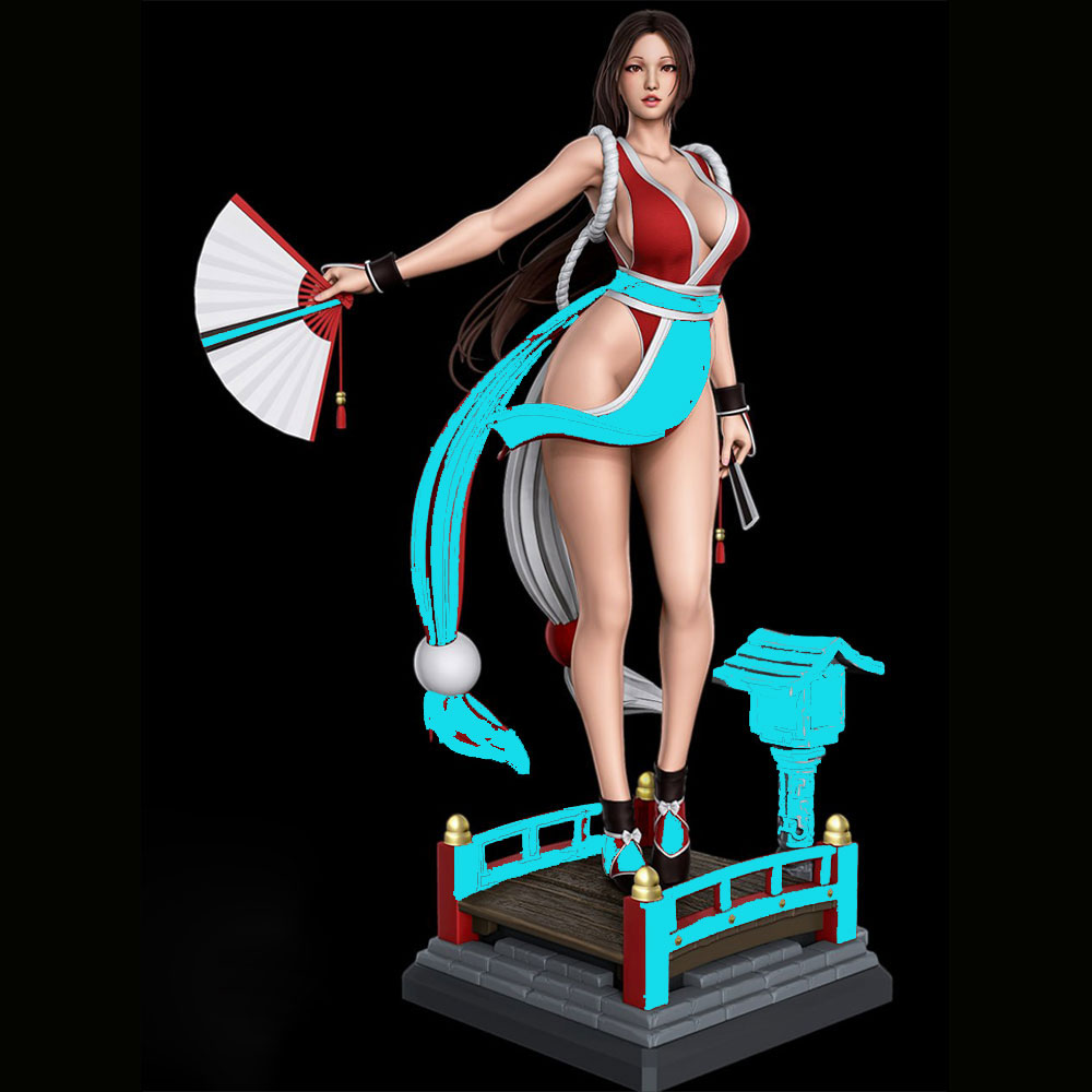 Model Kit Hg - Statua in Resina di Ragazza Sexy
