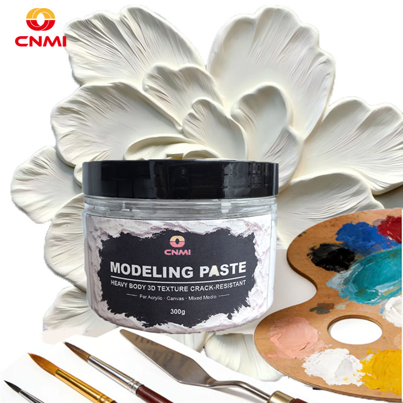 Plastic Model Paint - Pasta Modellante Acrilica Bianca 300g, Ideale