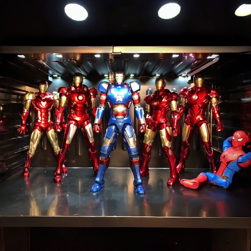 Model Kit Iron Man - Action figure modello di assemblaggio di