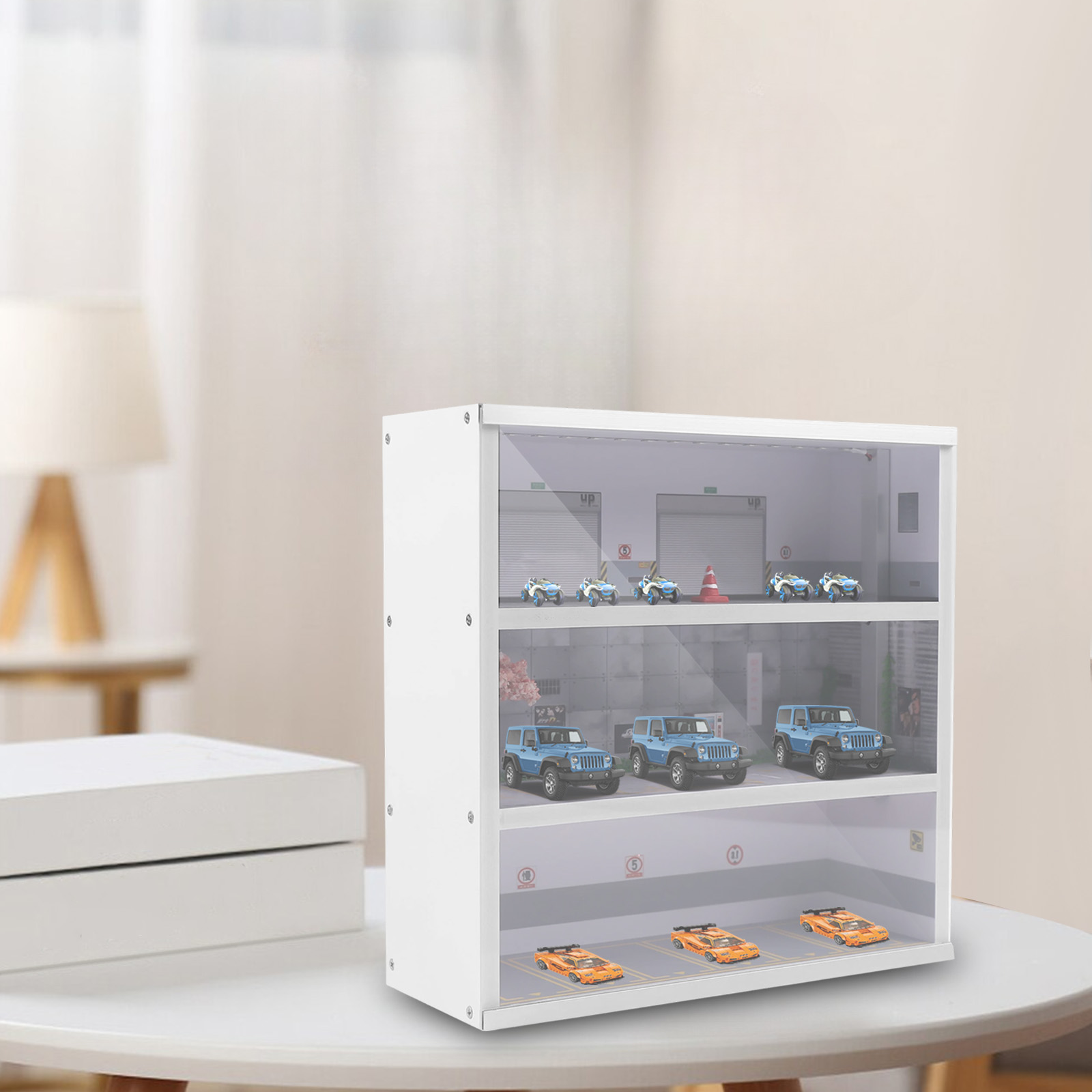 Model Kit Display Case - Vetrina Espositiva per Diorama di Parcheggio