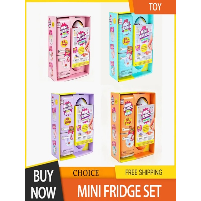 Model Kit Brand - Set Mini Frigorifero Fill The Fridge