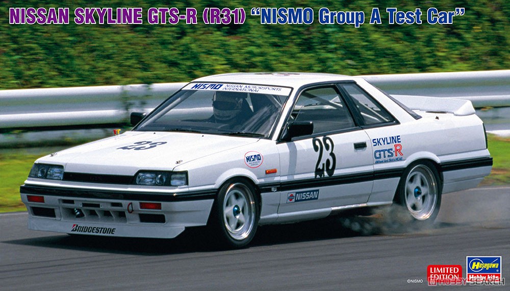 Model Kit Nissan Skyline - Modello di auto assemblato statico Hasegawa-20549