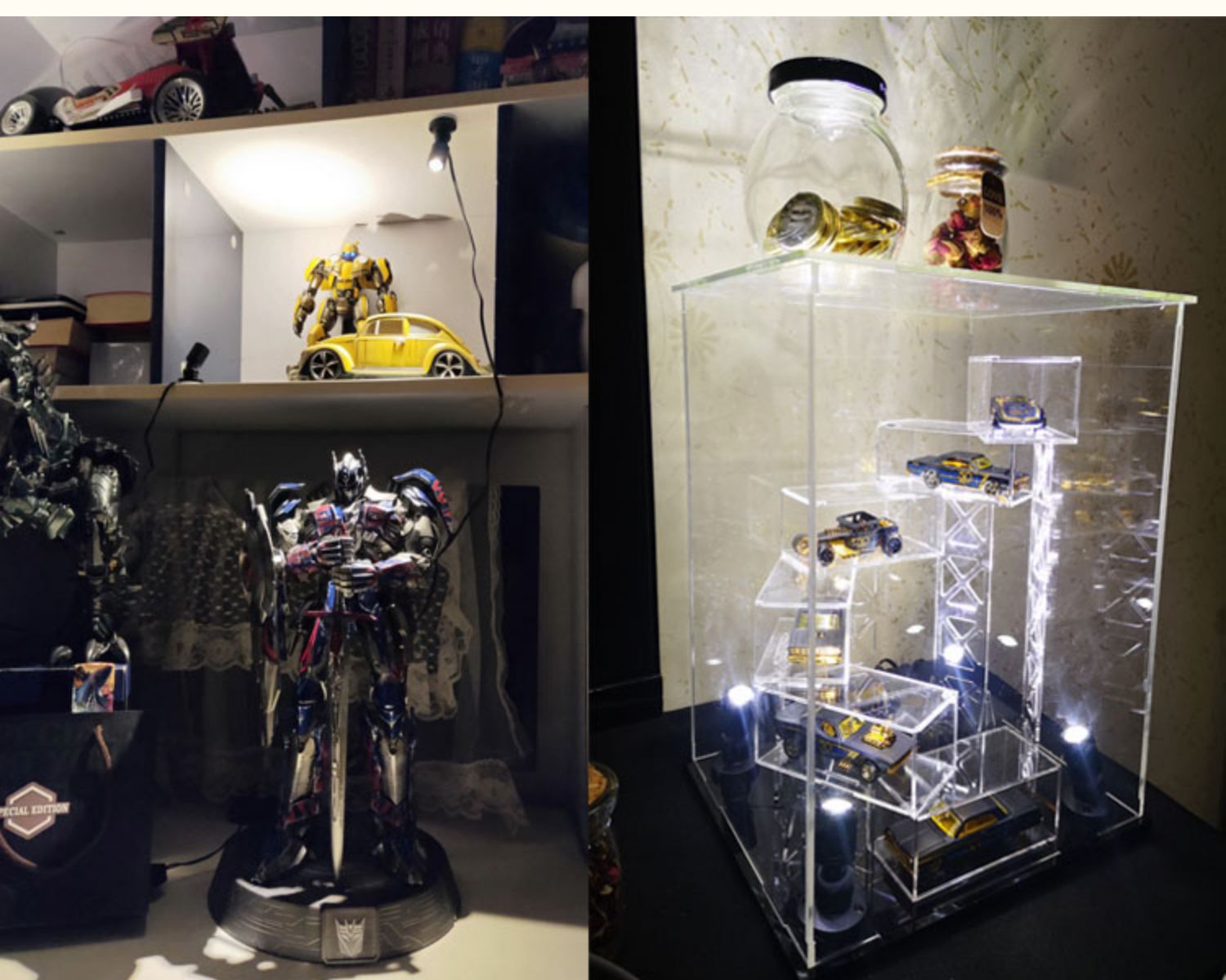 Set di 4 Faretti LED Dimmerabi - Model Kit Display Case recensione e prezzo