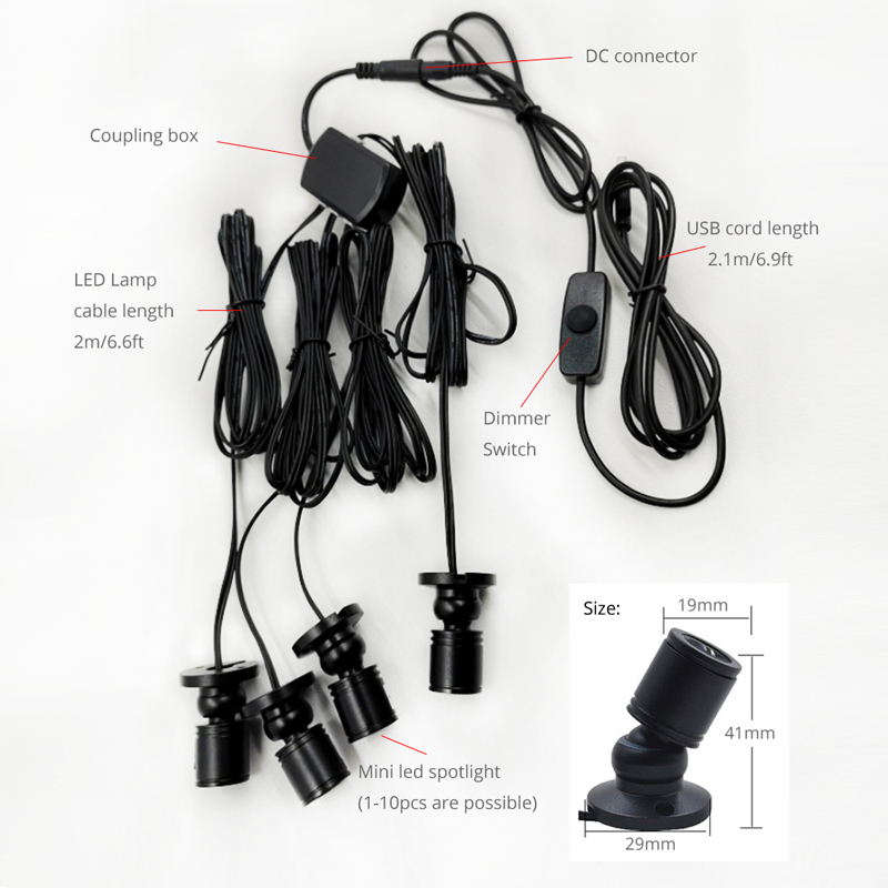 Lampada LED Dimmerabile USB 5V - Model Kit Display Case recensione e prezzo